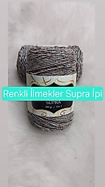 Supra İpi Ebruli Sİmli Düz Renkler 200gr