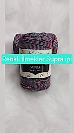 Supra İpi Ebruli Sİmli Düz Renkler 200gr