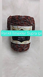 Supra İpi Ebruli Sİmli Düz Renkler 200gr