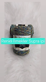 Supra İpi Ebruli Sİmli Düz Renkler 200gr