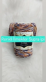 Supra İpi Ebruli Sİmli Düz Renkler 200gr