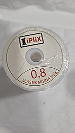 10 Adet Renkli Esnek Bileklik Ipi 0,8 Şeffaf Lastik Misina