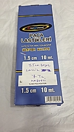 1,5cm Paça Lastiği Lateks Beyaz 10mt