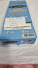 2cm Paça Lastiği Lateks Siyah 10mt
