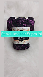 Supra İpi Ebruli Sİmli Düz Renkler 200gr