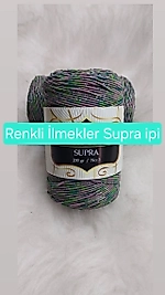 Supra İpi Ebruli Sİmli Düz Renkler 200gr
