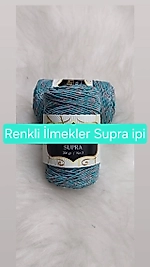 Supra İpi Ebruli Sİmli Düz Renkler 200gr