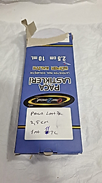 2,5cm Paça Lastiği Lateks Beyaz 10mt