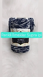 Supra İpi Ebruli Sİmli Düz Renkler 200gr