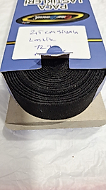 2.5cm Paça Lastiği Lateks Siyah 10mt