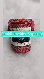 Supra İpi Ebruli Sİmli Düz Renkler 200gr
