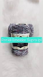 Supra İpi Ebruli Sİmli Düz Renkler 200gr