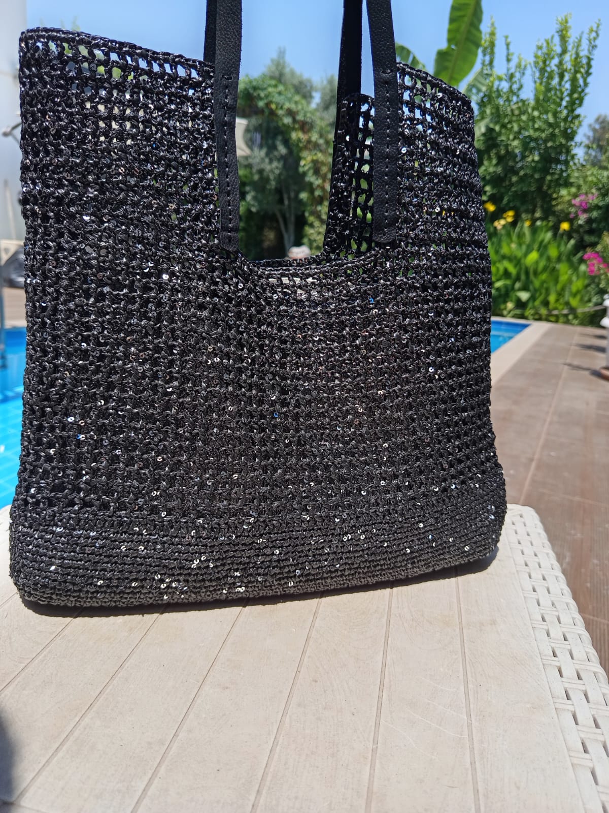 Tığ İşi File Çanta Modası Geri Döndü!